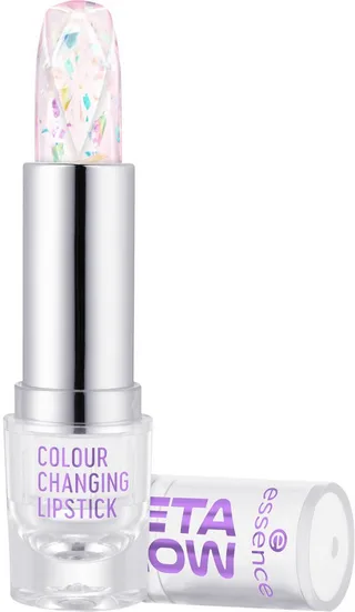 Lippenstift META GLOW COLOUR CHANGING LIPSTICK, mit farbveränderndem Effekt de essence en Multicolore, Blanc – photo du produit 4 sur 5