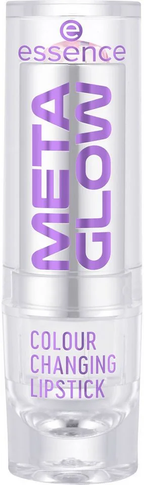 Lippenstift META GLOW COLOUR CHANGING LIPSTICK, mit farbveränderndem Effekt de essence en Multicolore, Blanc – photo du produit 3 sur 5