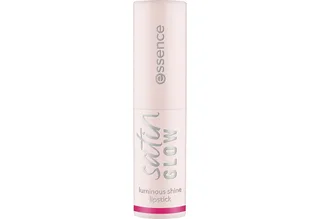 Lippenstift SATIN GLOW LUMINOUS SHINE LIPSTICK, 3-tlg., Satin-Finish, langanhaltend, Farbintensiv, hohe Deckkraft fra essence i Lilla – produktbillede 3 af 5