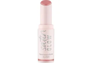 Lippenstift SATIN GLOW LUMINOUS SHINE LIPSTICK, 3-tlg., Satin-Finish, langanhaltend, Farbintensiv, hohe Deckkraft van essence in Roze – productfoto 3 van 5