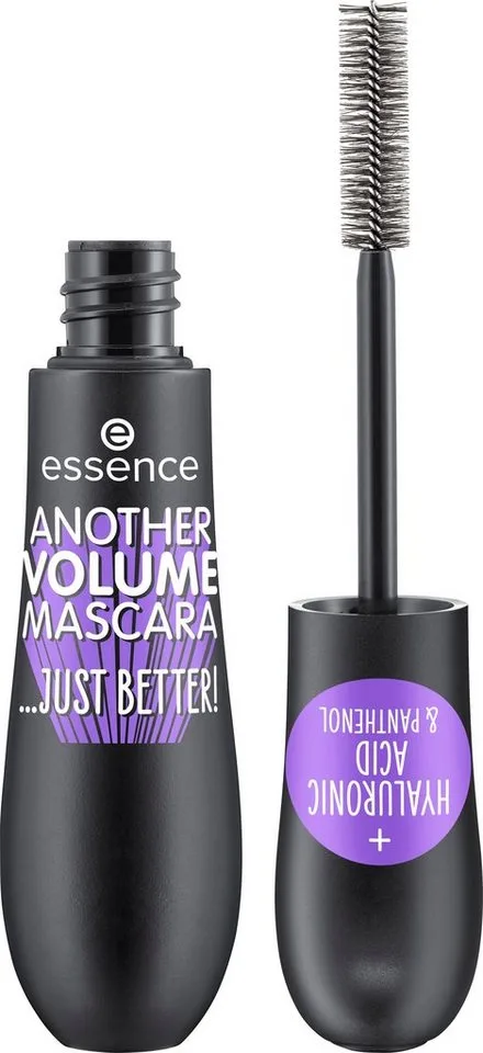 Mascara ANOTHER VOLUME MASCARA...JUST BETTER!, 3-tlg., mit Hyaluronsäure und Panthenol fra essence i Sort – produktbillede 3 af 3
