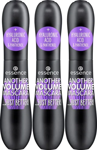 Mascara ANOTHER VOLUME MASCARA...JUST BETTER!, 3-tlg., mit Hyaluronsäure und Panthenol fra essence i Sort – produktbillede 1 af 3