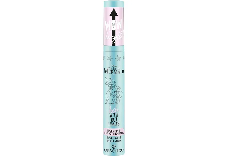 Mascara Disney THE LITTLE MERMAID lash, 3-tlg., WITHOUT LIMITS EXTREME LENGTHENING & VOLUME MASCARA von essence in Schwarz – Produktfoto 3 von 4