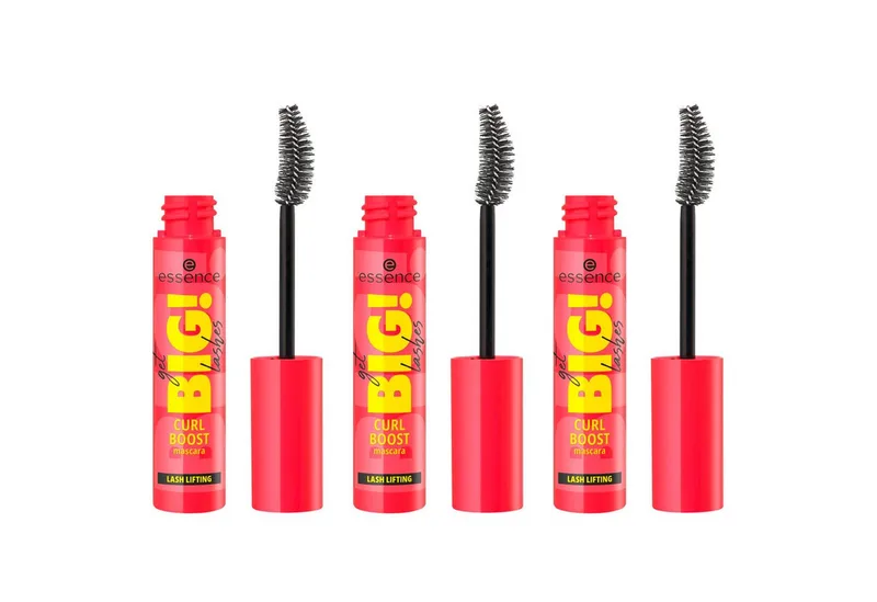 Mascara get BIG! lashes CURL BOOST mascara, 3-tlg. von essence in Schwarz – Produktfoto 1 von 5