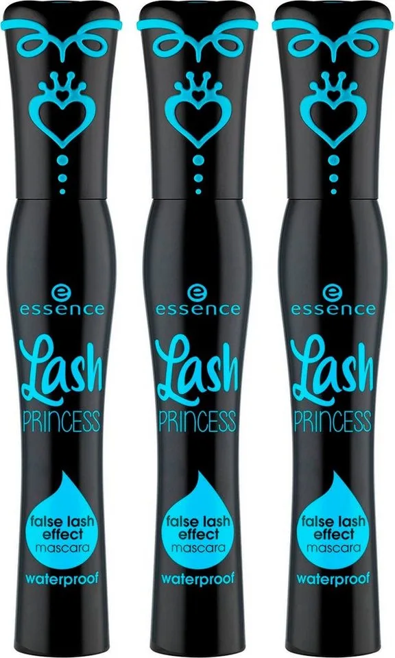 Mascara LASH PRINCESS FALSE LASH EFFEKT, 3er-Pack von essence in Schwarz – Produktfoto