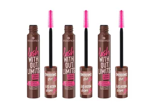 Mascara lash WITHOUT LIMITS BROWN EXTREME LENGTHENING & VOLUME MASCARA, 3-tlg., mit Volumeneffekt von essence in Braun – Produktfoto 1 von 4