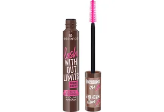 Mascara lash WITHOUT LIMITS BROWN EXTREME LENGTHENING & VOLUME MASCARA, 3-tlg., mit Volumeneffekt von essence in Braun – Produktfoto 3 von 4