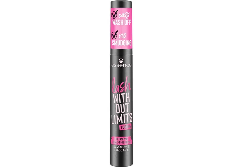 Mascara lash WITHOUT LIMITS BROWN EXTREME LENGTHENING & VOLUME MASCARA, 3-tlg., mit Volumeneffekt von essence in Schwarz – Produktfoto 3 von 5