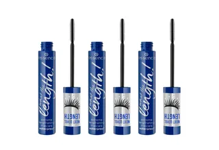 Mascara what the length! extreme lengthening mascara waterproof, 3-tlg. von essence in Schwarz – Produktfoto 2 von 5