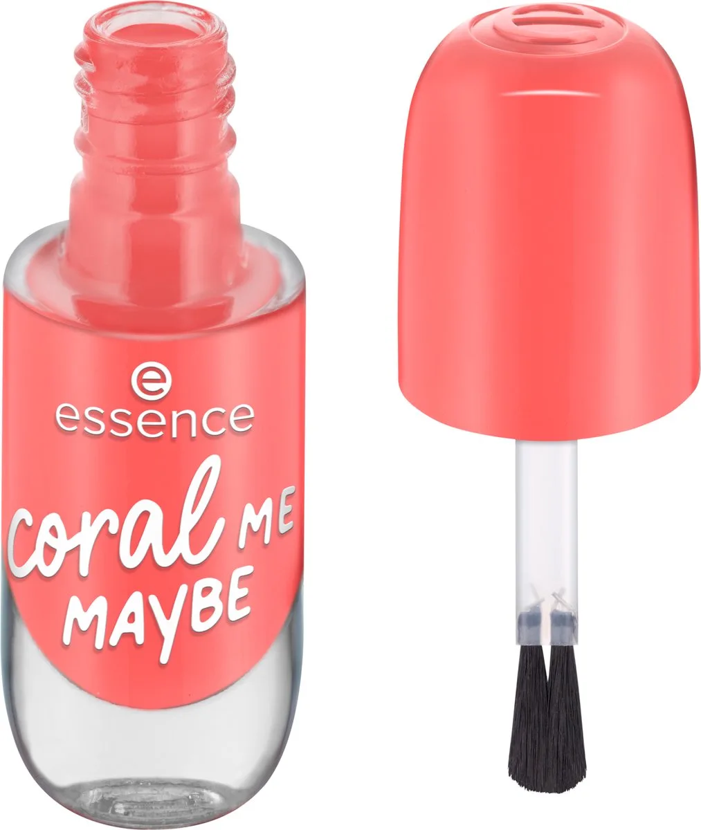 Nagelkleur Gel Nagellak - 52 coral ME MAYBE van essence in 52 coral ME MAYBE – productfoto