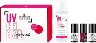 Nagellack-Set studio nails UV GEL NAIL Starter Set, 4-tlg., mit UV-Spezialisierung fra essence i Hvid – produktbillede 1 af 3