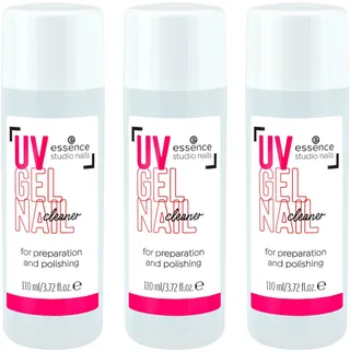 Nagellack studio nails UV GEL NAIL cleaner, 3-tlg., mit leichter Anwendung de essence en Blanc – photo du produit 1 sur 2