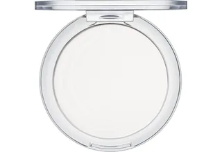 Puder all about soft glow! fixing compact powder waterproof, 3er Pack, wasserfest, langanhaltend, fixierend, leichte Deckkraft van essence in Wit – productfoto 3 van 5