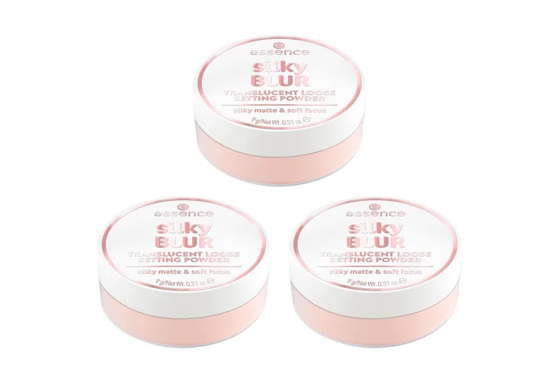 Puder silky BLUR TRANSLUCENT LOOSE SETTING POWDER, 3-tlg. fra essence i Beige – produktbillede 2 af 5