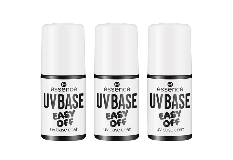 UV-Nagellack UV BASE EASY OFF uv base coat, 3-tlg. van essence in Wit – productfoto 1 van 5