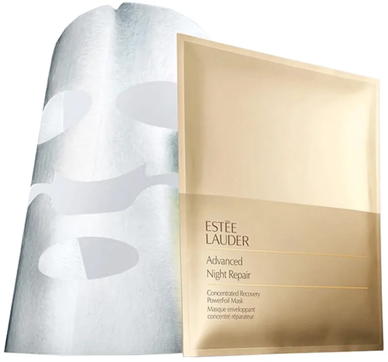 Advanced Night Repair Concentrated Recovery PowerFoil Mask - 4 stuks van Estée Lauder in Zilver – productfoto