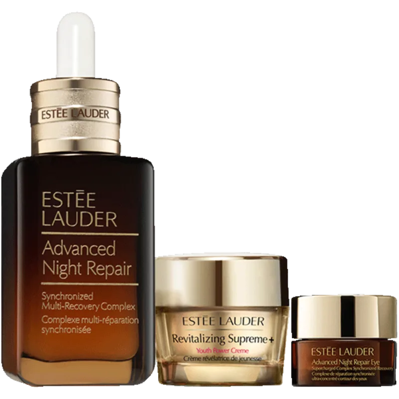 Advanced Night Repair Spring Set = Synchronized Multi-Recovery Complex 50 ml + Eye Concentrate Matrix 5 ml + Supreme+Youth Power Creme 15 ml by Estée Lauder – product photo