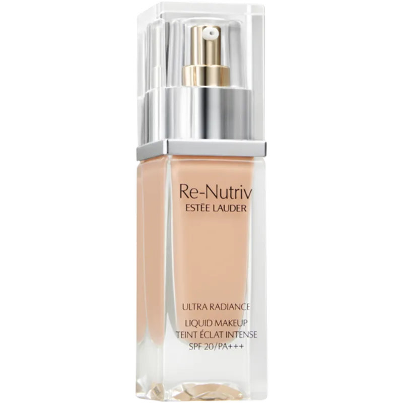 Re-Nutriv Ultra Radiance Liquid Makeup SPF 20 van Estée Lauder in 3N1-Ivory Beige – productfoto