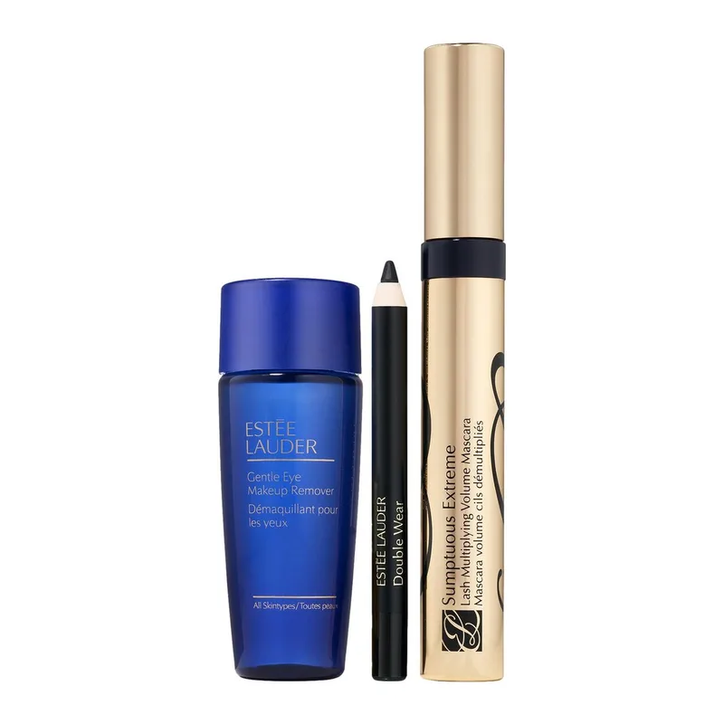 Sumptuous Extreme Mascara Set Sumptuous Extreme Mascara + DW 24 Waterproof. Gel Eye Pencil + Gentle Eye Make-Up Remover fra Estée Lauder i 30 ml – produktbillede