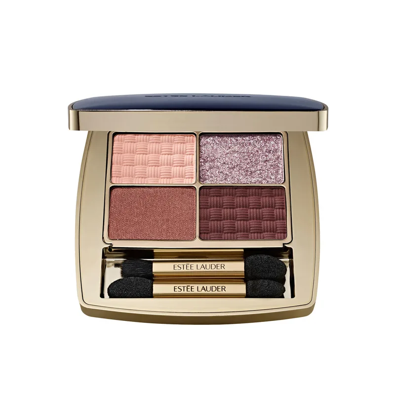 The Essential Eyeshadow Quad Longlasting Palette Shape Sculpt van Estée Lauder in Power brunch – productfoto 2 van 5