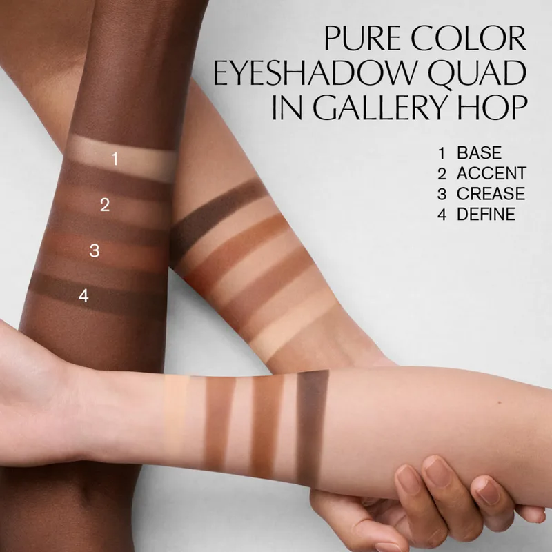 The Essential Eyeshadow Quad Longlasting Palette Shape Sculpt van Estée Lauder in Power brunch – productfoto 5 van 5
