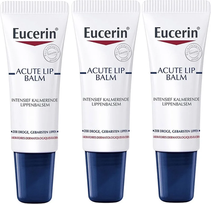 Acute Lip Balm 3x10ml de Eucerin en Transparent – photo du produit