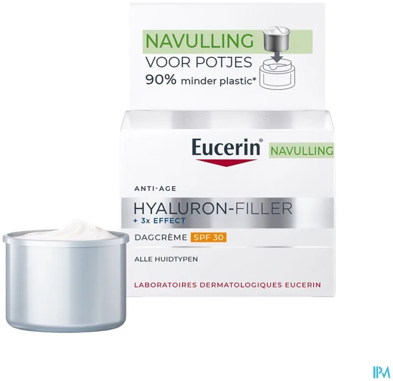 Anti-Rimpel Dagcrème Hyaluron SPF30 Navulling de Eucerin en 50 ml – photo du produit
