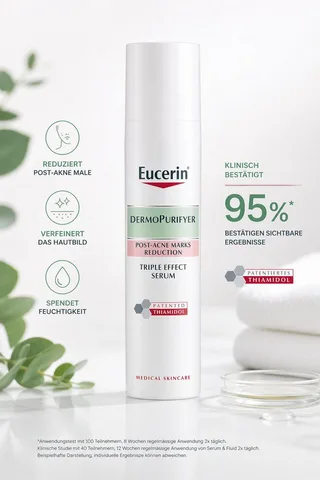 Augencreme Eucerin Dermopurifyer Triple Action Serum Anti Akne Creme van Eucerin in 40 ml – productfoto 3 van 3