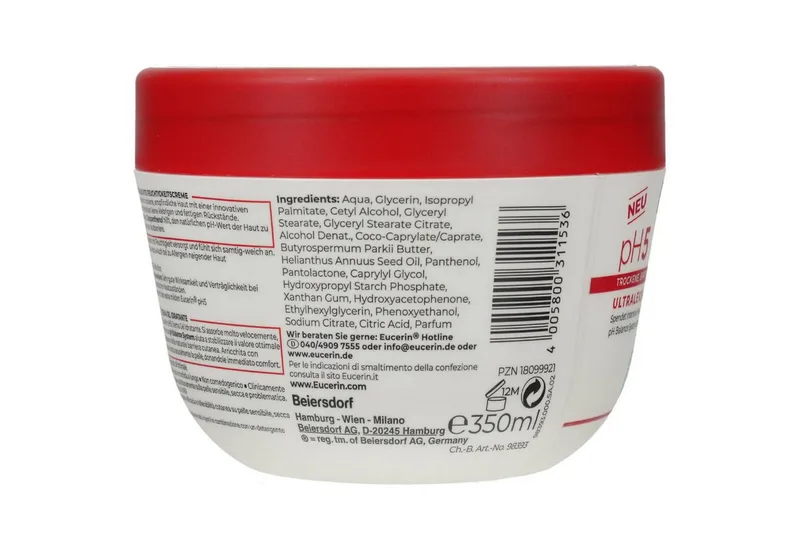 Bodylotion EUCERIN pH5 ultraleichte Feuchtigkeitscreme PZN 18099921 von Eucerin in 350 ml – Produktfoto 2 von 4