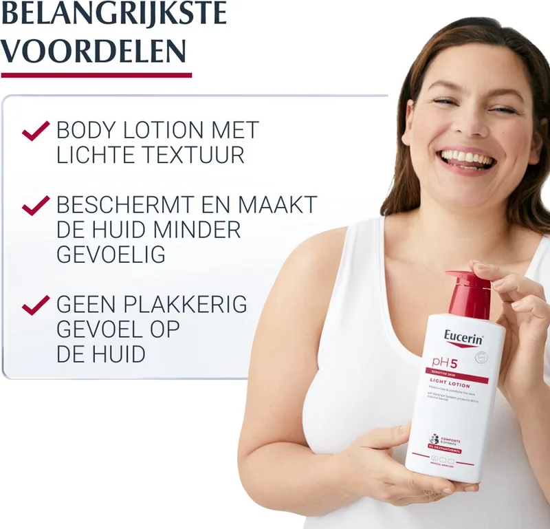 Bodylotion PH5 Light de Eucerin en 400 ml – photo du produit
