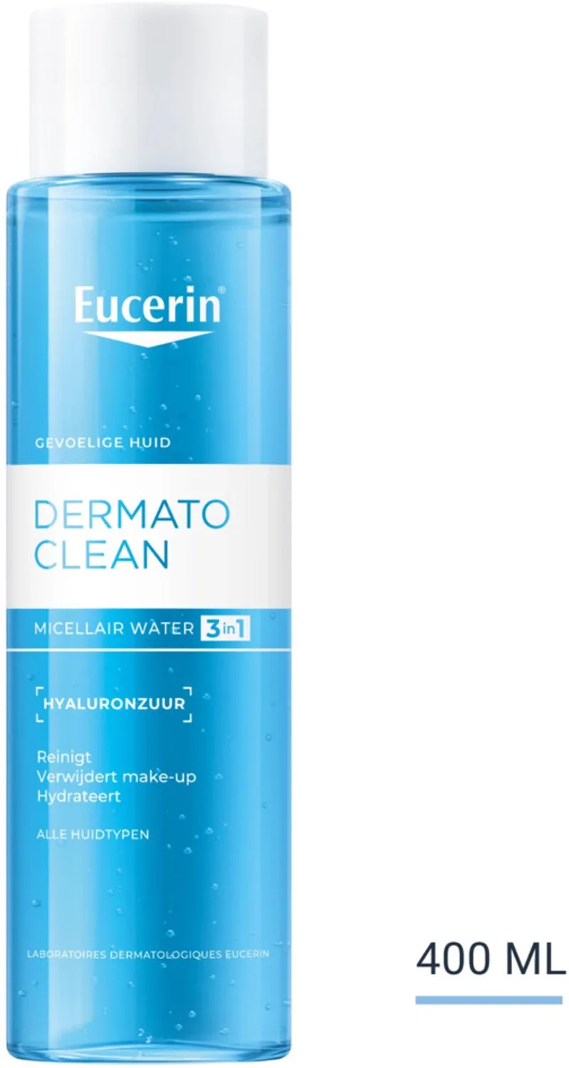 DermatoCLEAN 3in1 Micellaire Water von Eucerin in 400 ml – Produktfoto