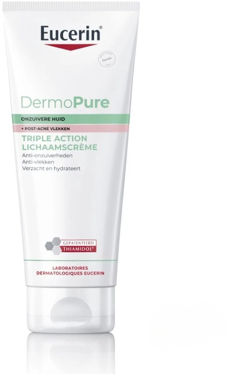 DermoPure Clinical Triple Action - Lichaamscrème - Body Crème - Vermindert Onzuiverheden en Acne Vlekken de Eucerin en 200 ml – photo du produit