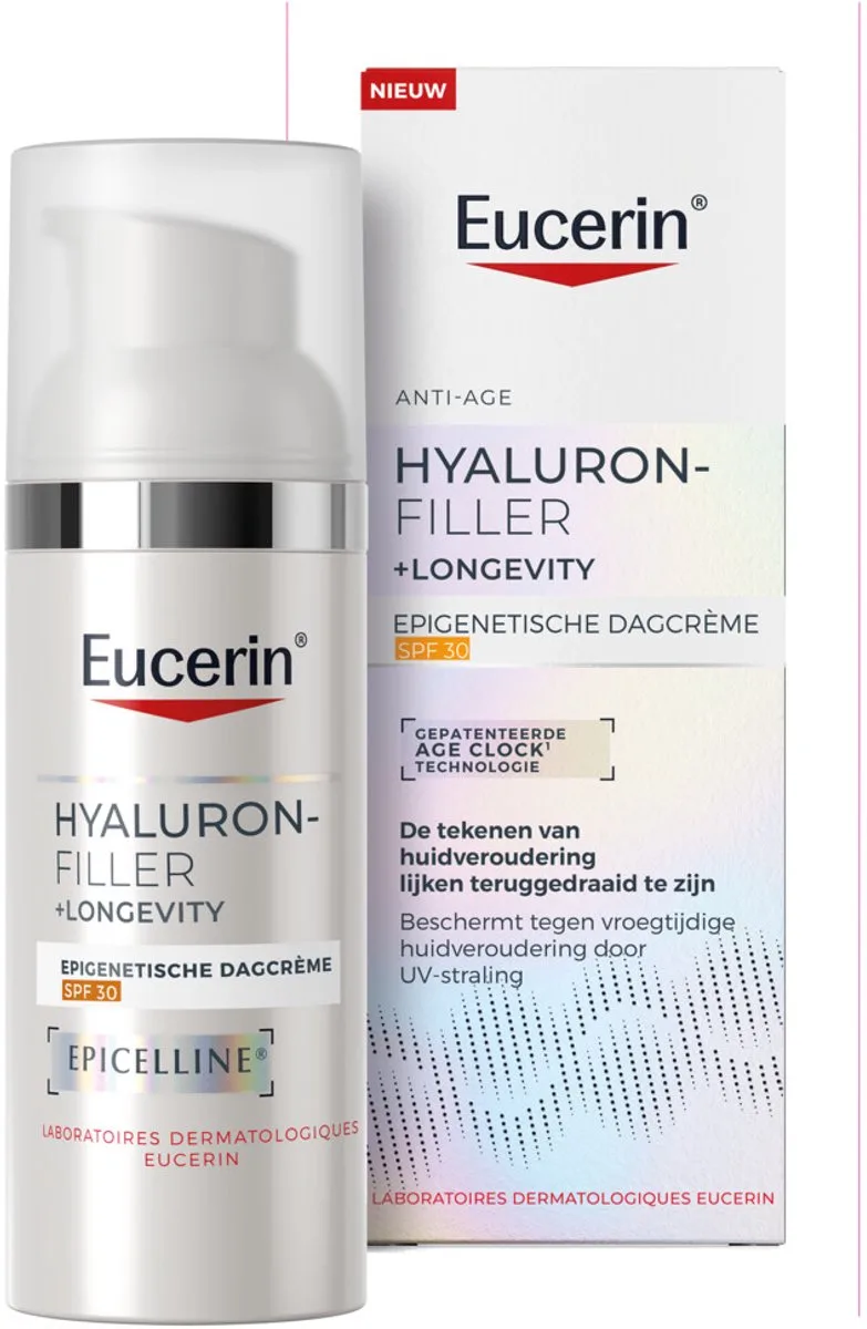 Hyaluron-Filler + Longevity Epigenetische Dagcrème SPF 30 von Eucerin – Produktfoto