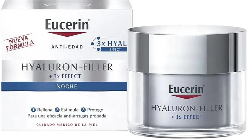 Hyaluron-Filler Night Face Cream von Eucerin in 50 ml – Produktfoto