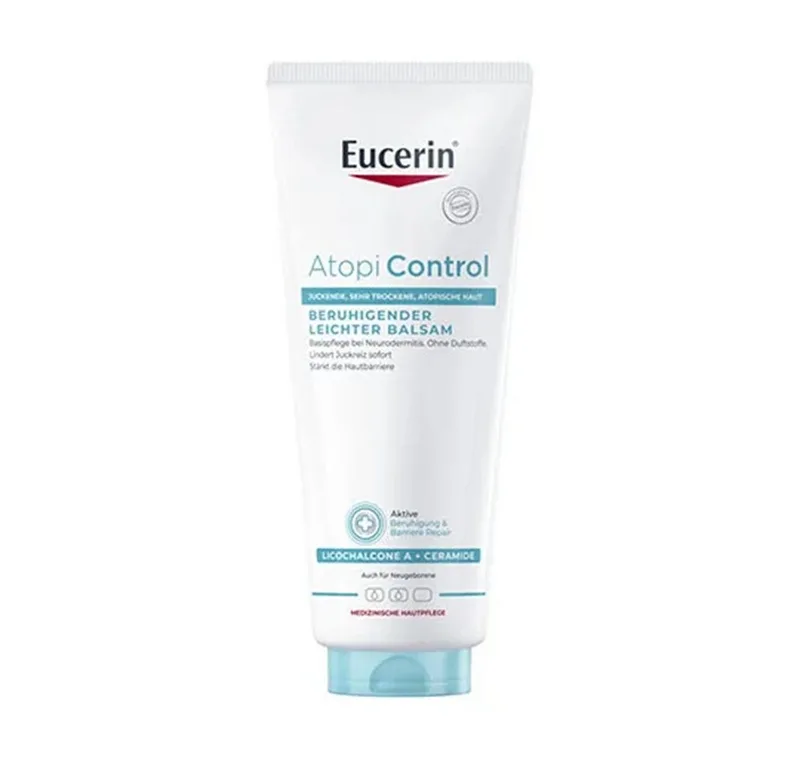 Körperbalsam AtopiControl Balsam, Lindert juckende, trockene Haut und stärkt die Hautbarriere de Eucerin – photo du produit