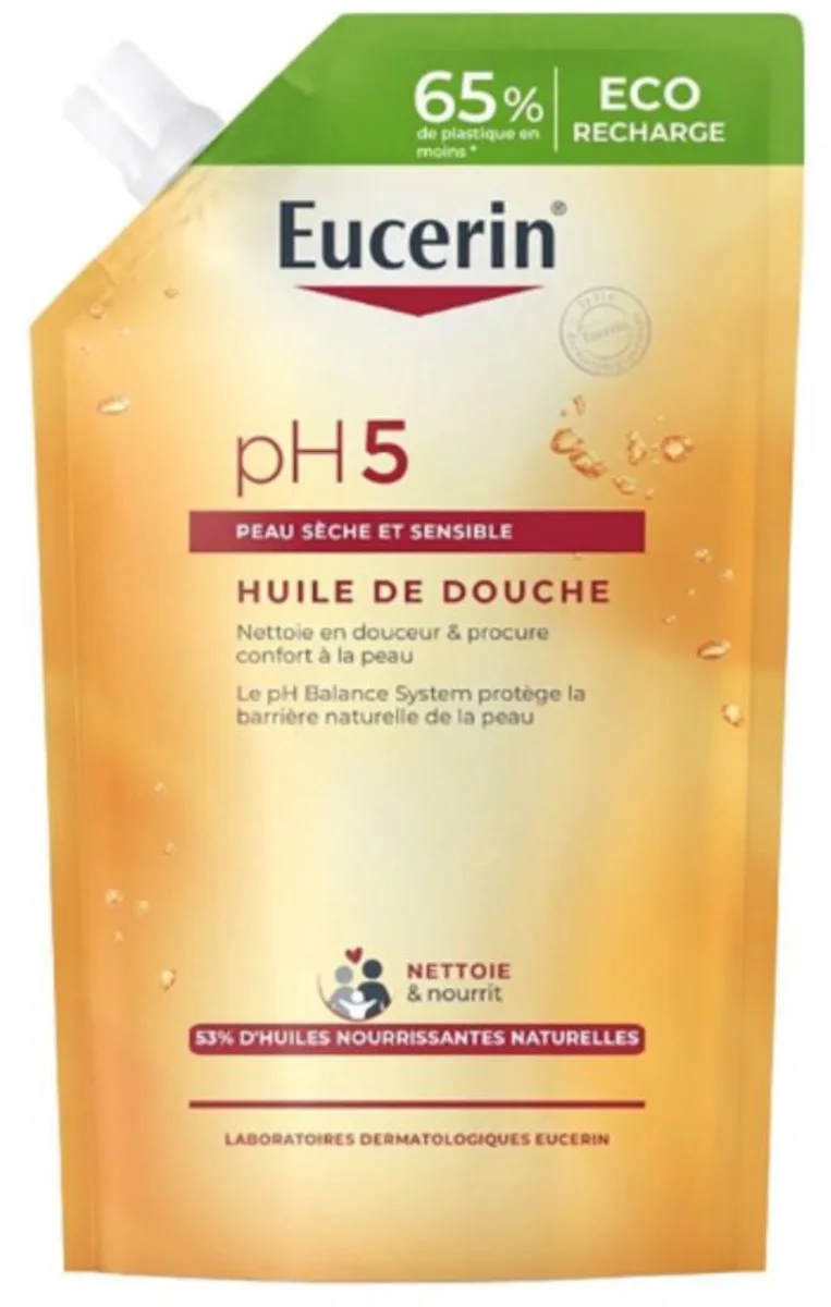 pH5 Doucheolie Navulverpakking de Eucerin en 400 ml – photo du produit