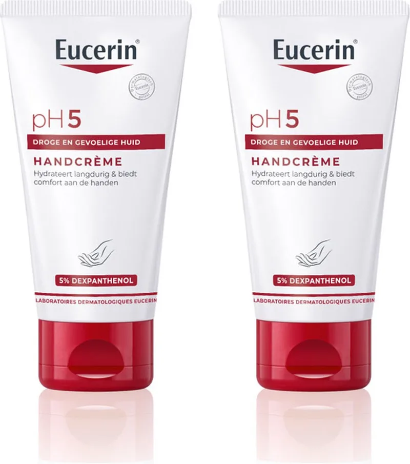 pH5 Handcrème 2x75ml van Eucerin – productfoto