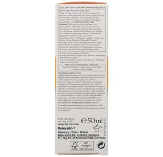 Sonnenschutzcreme EUCERIN Sun Fluid Pigment Control LSF 50+ PZN 14292845 van Eucerin in 50 ml – productfoto 3 van 4
