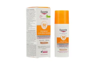 Sonnenschutzcreme EUCERIN Sun Fluid Pigment Control mittel LSF 50+ PZN 17553565 van Eucerin in 50 ml – productfoto 1 van 4