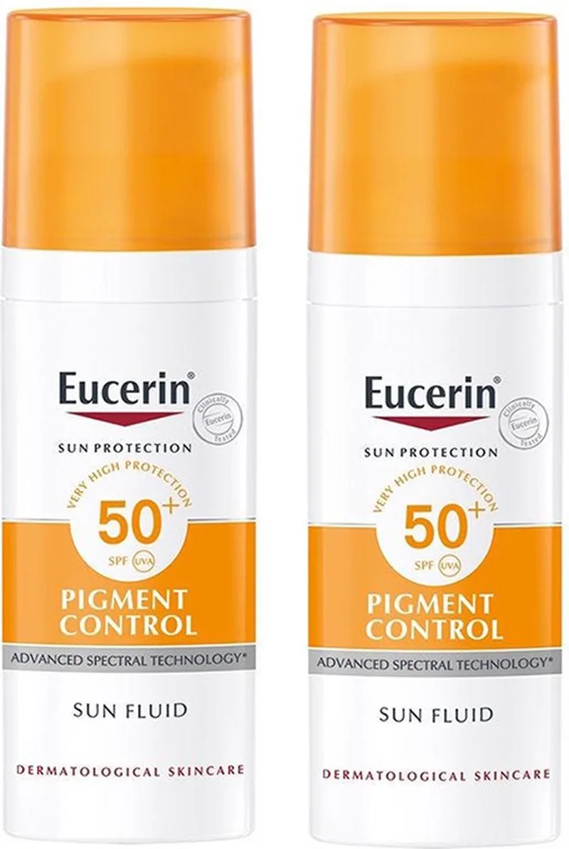 Sun Pigment Control Fluid SPF 50+ - Zonnebrand - 2x 50 ml de Eucerin – photo du produit