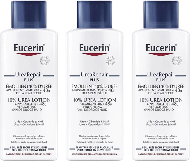 Urea Repair Plus Lotion 10% Urea 3x250ml von Eucerin – Produktfoto