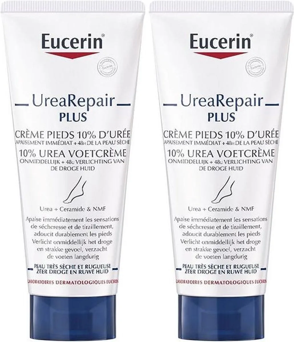 Urea Repair plus Voetcrème Urea 10% 2x100ml van Eucerin – productfoto