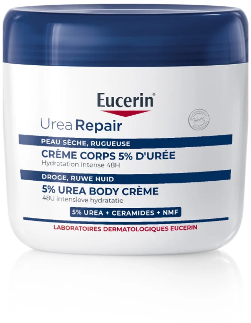 UreaRepair Bodycreme 5% Urea - hydraterende Ureum Crème - Zonder parfum fra Eucerin i 450 ml – produktbillede