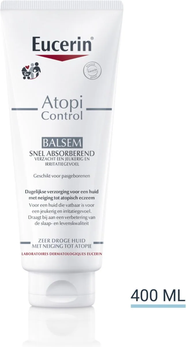 Verzachtende Balsem voor Jeukende en Geïrriteerde Huid AtopiControl Eucerin Atopische Huid von Eucerin in 400 ml – Produktfoto