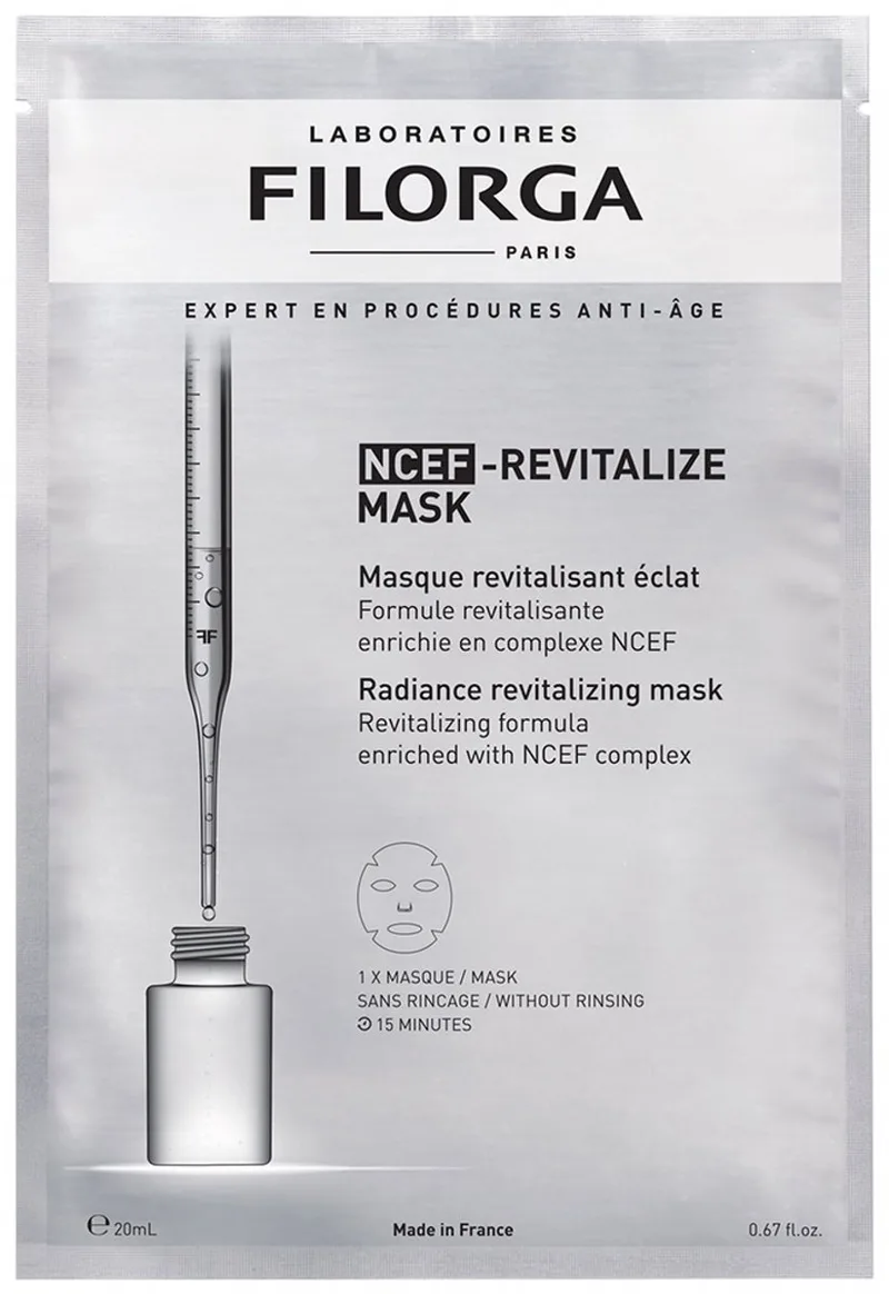 NCEF - REVTIALIZE Revitaliserend Verhelderend Masker von Filorga in Weiß, 20 ml – Produktfoto