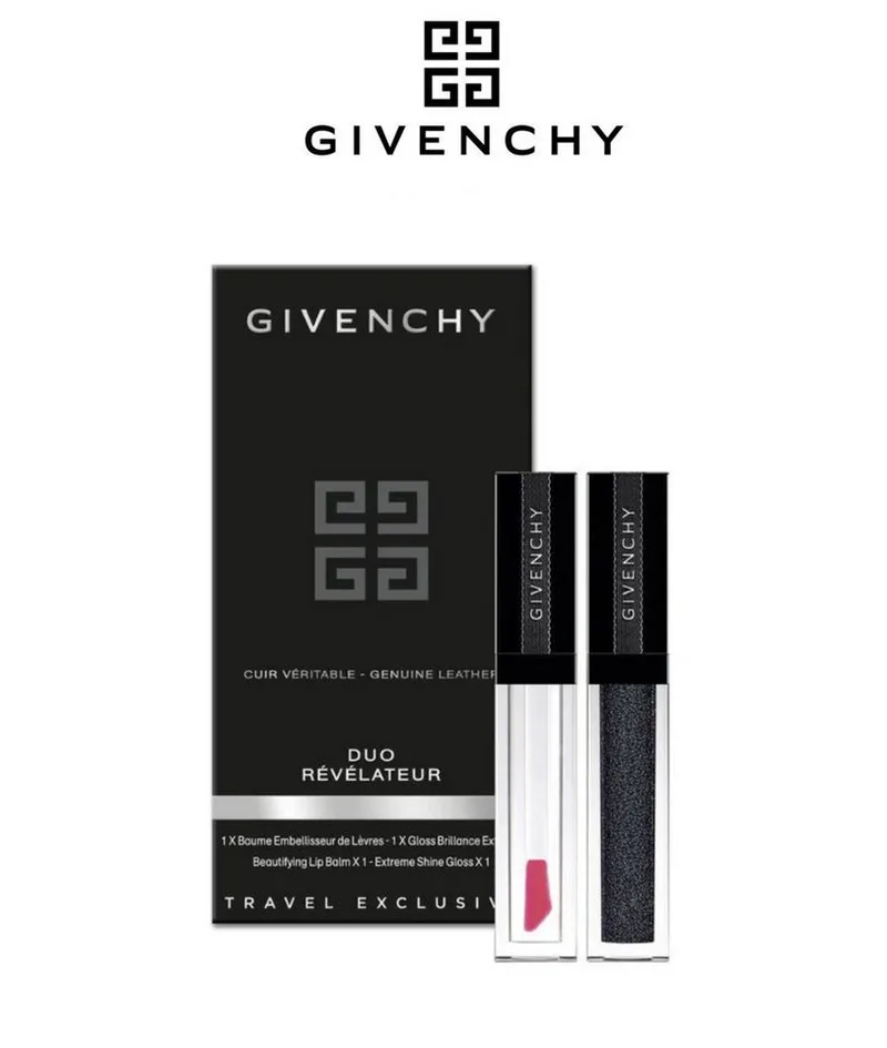 Lipgloss-Set Duo Gloss Interdit Revelateur, 2-tlg., Ideal zum Reisen & Verschenken fra Givenchy – produktbillede 1 af 4