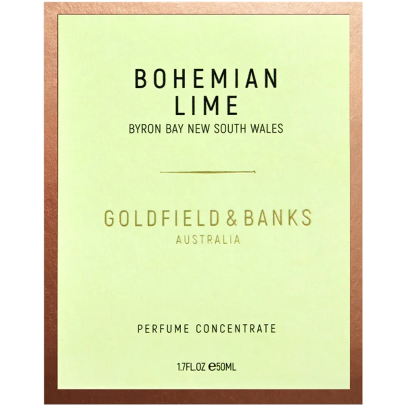Bohemian Lime EdP Nat. Spray fra Goldfield & Banks – produktbillede 2 af 3