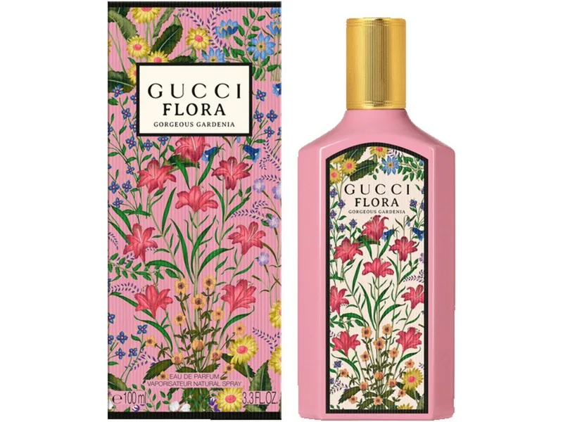 Flora Gorgeous Gardenia - eau de parfum spray - damesparfum fra Gucci i 50 ml – produktbillede 2 af 2