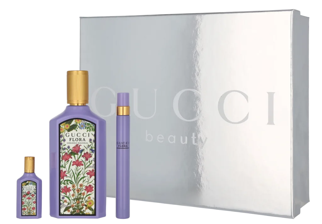 Flora Gorgeous Magnolia Giftset Eau de Parfum 115 ml Dames fra Gucci – produktbillede