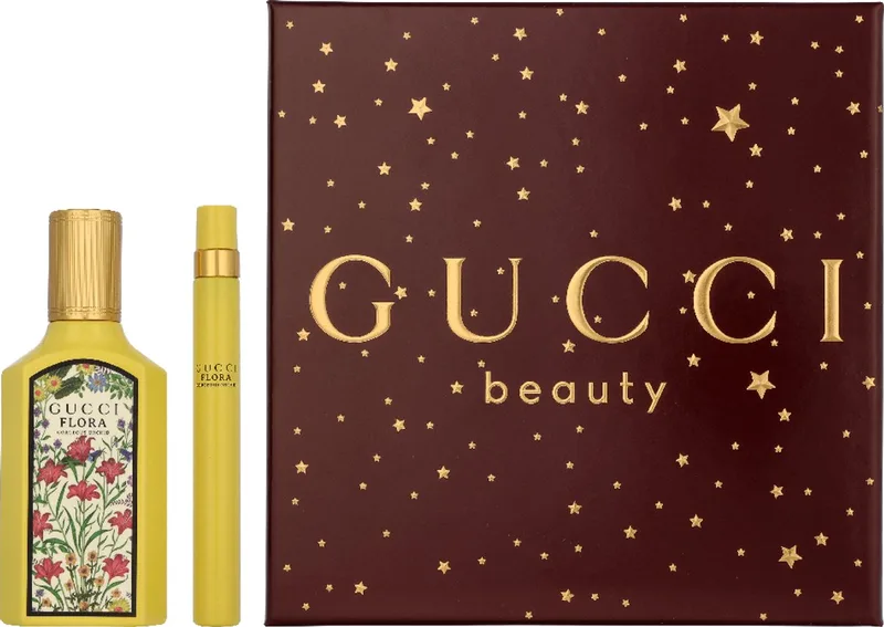 Flora Gorgeous Orchid Giftset - 50 ml eau de parfum spray + 10 ml eau de parfum spray - cadeauset voor dames fra Gucci – produktbillede
